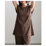 綺麗にこなれるウェーブプリーツフレンチスリーブカットソー レディース ファッショ… | Sawa a la mode | 詳細画像4 