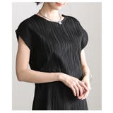綺麗にこなれるウェーブプリーツフレンチスリーブカットソー レディース ファッショ… | Sawa a la mode | 詳細画像21 