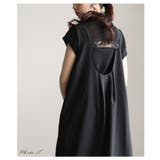 後ろ姿も抜かりないバックロゴ刺繍Vネックジャンパースカート レディース ファッシ… | Sawa a la mode | 詳細画像2 