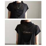 後ろ姿も抜かりないバックロゴ刺繍Vネックジャンパースカート レディース ファッシ… | Sawa a la mode | 詳細画像5 