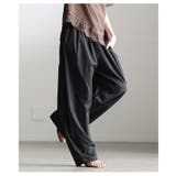 ラクしてサマになるウエストタックカーブパンツ レディース パンツ | Sawa a la mode | 詳細画像4 