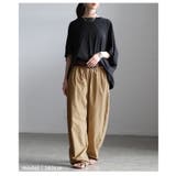 ラクしてサマになるウエストタックカーブパンツ レディース パンツ | Sawa a la mode | 詳細画像13 