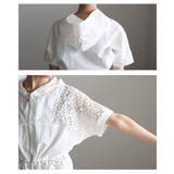 涼しげに映えるペプラムレース切替フードブルゾン レディース アウター | Sawa a la mode | 詳細画像5 