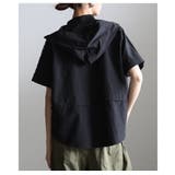 涼しげに映えるペプラムレース切替フードブルゾン レディース アウター | Sawa a la mode | 詳細画像8 