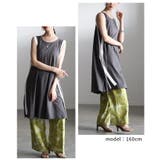 揺れて魅せるサイドラインノースリーブチュニック レディース チュニック | Sawa a la mode | 詳細画像10 