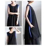 揺れて魅せるサイドラインノースリーブチュニック レディース チュニック | Sawa a la mode | 詳細画像17 