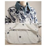 デニム襟でこなれるボタニカル刺繍スキッパーブラウス レディース トップス | Sawa a la mode | 詳細画像19