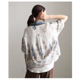 瞬時に魅了するペイズリー×ダマスク刺繍異素材シャツ レディース ファッション | Sawa a la mode | 詳細画像12 