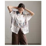 瞬時に魅了するペイズリー×ダマスク刺繍異素材シャツ レディース ファッション | Sawa a la mode | 詳細画像18 