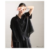 軽やかに抜け感纏うタックフレンチスリーブシアーブラウス レディース ファッション | Sawa a la mode | 詳細画像2 