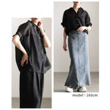 軽やかに抜け感纏うタックフレンチスリーブシアーブラウス レディース ファッション | Sawa a la mode | 詳細画像9 