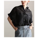 軽やかに抜け感纏うタックフレンチスリーブシアーブラウス レディース ファッション | Sawa a la mode | 詳細画像10 