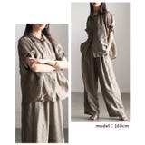 軽やかに抜け感纏うタックフレンチスリーブシアーブラウス レディース ファッション | Sawa a la mode | 詳細画像15 