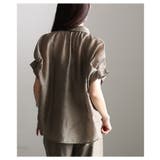 軽やかに抜け感纏うタックフレンチスリーブシアーブラウス レディース ファッション | Sawa a la mode | 詳細画像17 