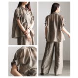 軽やかに抜け感纏うタックフレンチスリーブシアーブラウス レディース ファッション | Sawa a la mode | 詳細画像19 
