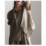 軽やかに抜け感纏うタックフレンチスリーブシアーブラウス レディース ファッション | Sawa a la mode | 詳細画像22 