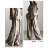 軽やかに抜け感纏うシアーイージーワイドパンツ レディース ファッション | Sawa a la mode | 詳細画像15 