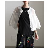 エアリーに重なるスポンジニットボリューム袖カーディガン レディース ファッション | Sawa a la mode | 詳細画像18 