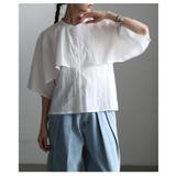 涼やかに揺れるケープデザインストライプブラウス レディース トップス | Sawa a la mode | 詳細画像12