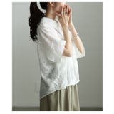大人の余裕を纏うシアージャガードドルマンシャツ レディース トップス | Sawa a la mode | 詳細画像8 
