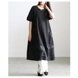 絢爛さを忍ばせたシノワズリ異素材カットソーワンピース レディース ファッション | Sawa a la mode | 詳細画像4