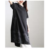 絢爛さを忍ばせたシノワズリ異素材カットソーワンピース レディース ファッション | Sawa a la mode | 詳細画像22