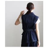 コーデに悩まないデニムベスト＆ワイドパンツセットアップ レディース ファッション | Sawa a la mode | 詳細画像9 