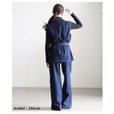 コーデに悩まないデニムベスト＆ワイドパンツセットアップ レディース ファッション | Sawa a la mode | 詳細画像14 