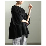 ふわり広がる立体スクエア刺繍コットンフレアチュニック レディース ファッション | Sawa a la mode | 詳細画像17 