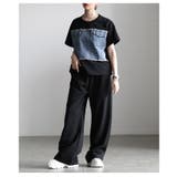 迷わずキマるストーン付きデニム切替セットアップ レディース セットアップ | Sawa a la mode | 詳細画像8 