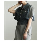 美シルエット描く異素材ドッキング重ね着風ワンピース レディース ファッション | Sawa a la mode | 詳細画像16 