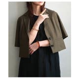 涼しく羽織れるサマーテーラージャケット レディース アウター | Sawa a la mode | 詳細画像4 