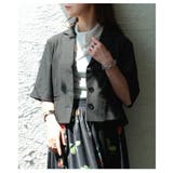 涼しく羽織れるサマーテーラージャケット レディース アウター | Sawa a la mode | 詳細画像18 
