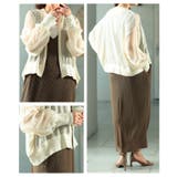 表情豊かな異素材ドッキングテールヘムシアーブルゾン レディース ファッション | Sawa a la mode | 詳細画像19 