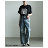 ひんやり心地よい接触冷感&UVレース×ロゴ刺繍Tシャツ レディース ファッション | Sawa a la mode | 詳細画像7