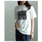 ひんやり心地よい接触冷感&UVレース×ロゴ刺繍Tシャツ レディース ファッション | Sawa a la mode | 詳細画像14