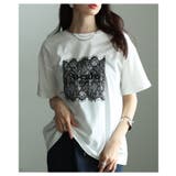 ひんやり心地よい接触冷感&UVレース×ロゴ刺繍Tシャツ レディース ファッション | Sawa a la mode | 詳細画像20