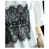 ひんやり心地よい接触冷感&UVレース×ロゴ刺繍Tシャツ レディース ファッション | Sawa a la mode | 詳細画像22