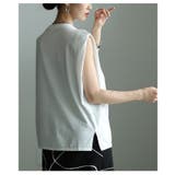 ひんやり心地よい接触冷感&UV肩タックフレンチ袖Tシャツ レディース ファッショ… | Sawa a la mode | 詳細画像11