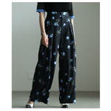 控えめな甘さ引き立つ花柄ハイウエストタックワイドパンツ レディース ファッション | Sawa a la mode | 詳細画像11 