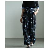 控えめな甘さ引き立つ花柄ハイウエストタックワイドパンツ レディース ファッション | Sawa a la mode | 詳細画像12 