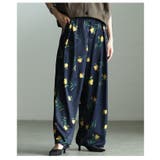 控えめな甘さ引き立つ花柄ハイウエストタックワイドパンツ レディース ファッション | Sawa a la mode | 詳細画像22 