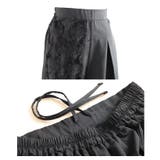 気負わず洒落るジャガード切り替えワイドパンツ レディース パンツ | Sawa a la mode | 詳細画像19 