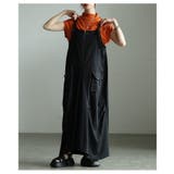 着るだけでこなれるフロントハーフジップサロペットスカート レディース ワンピース | Sawa a la mode | 詳細画像4 