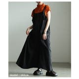 着るだけでこなれるフロントハーフジップサロペットスカート レディース ワンピース | Sawa a la mode | 詳細画像7 