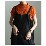 着るだけでこなれるフロントハーフジップサロペットスカート レディース ワンピース | Sawa a la mode | 詳細画像8 