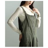 着るだけでこなれるフロントハーフジップサロペットスカート レディース ワンピース | Sawa a la mode | 詳細画像15 