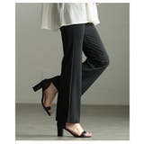 脚長見えするボンディングフレアレギンスパンツ レディース ボトムス | Sawa a la mode | 詳細画像12 