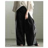 さっと穿いて洒落るサイドラインフロントタックパンツ レディース ボトムス | Sawa a la mode | 詳細画像2