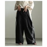 さっと穿いて洒落るサイドラインフロントタックパンツ レディース ボトムス | Sawa a la mode | 詳細画像4